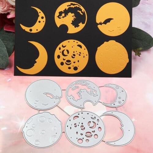Sun Moon Metal Cutting Dies Stencil Scrapbooking DIY Album Stamp Paper Card Embossing Decor Craft
