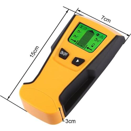 TH210 Waysear 3 In1 Metal Detectors Stud Center Finder and AC live Wire Wall Scanner Electric Box Finder