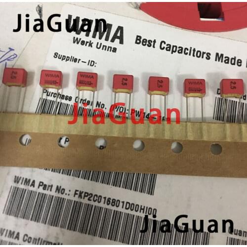 10PCS NEW RED WIMA FKP2 6800PF 63V PCM5 Audio 6.8NF hot sale 682/63V 2.5% FKP-2 6800pF/63V 682/63V P5MM 6N8