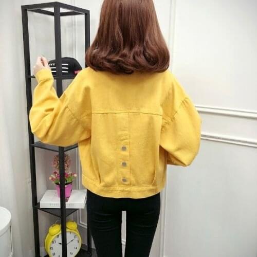 NEW Women Denim Jackets 2020 Spring Autumn Streetwear Loose Coat For Women Jeans Coat Cowboy Short Tops