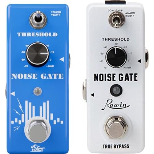 Rowin Noise Gate Noise Reduction Suppressor Guitar Effect Pedal 2 Modes True Bypass Noise Killer Guitar Pedal Guitar Accessories