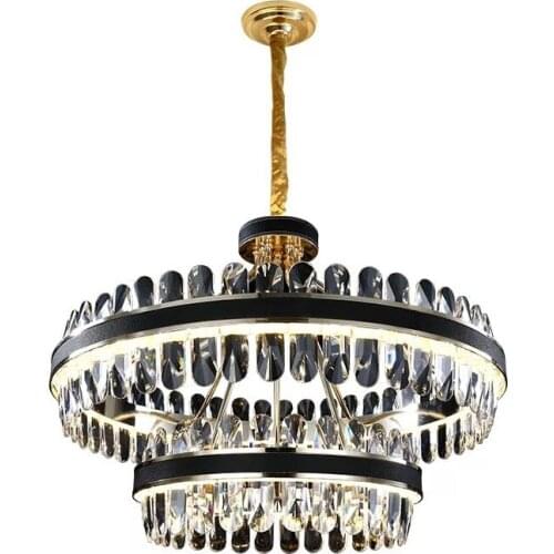 Pendant Lamp European Style Crystal Chandelier Modern Crystal Pendant Light Bedroom Light Dining Room Living Room Restaurant