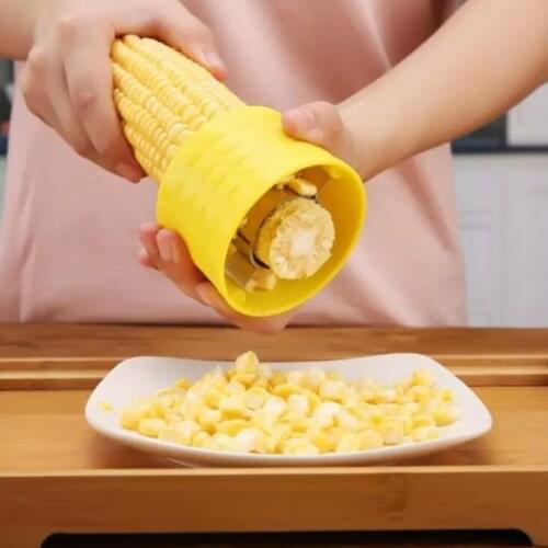 Corn Peeler Niblet Separator Vegetable Sheller Fruit Tool Cooking Kitchen Gadget LX1904
