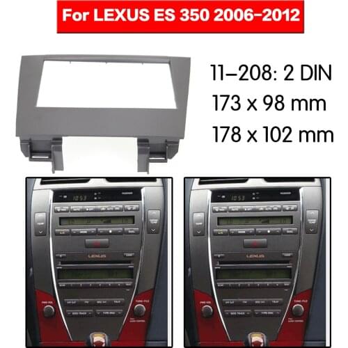 Car Radio frame Audio Fascia For LEXUS ES 350 2006 - 2012 Car Stereo Radio Fascia Panel Installation Adapter DVD player Frame