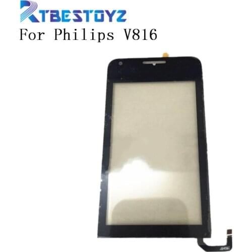 Touch Screen Digitizer Glass Sensor Replacement Front Glass For philips V816