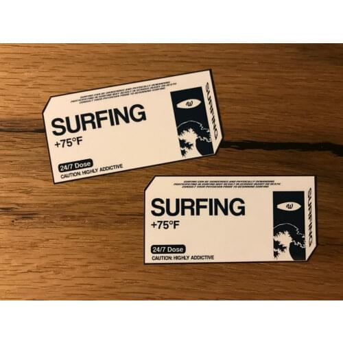 Surfer sticker Vintage Surf Bus Hippie Oldschool Retro Beach Bang V8 #469