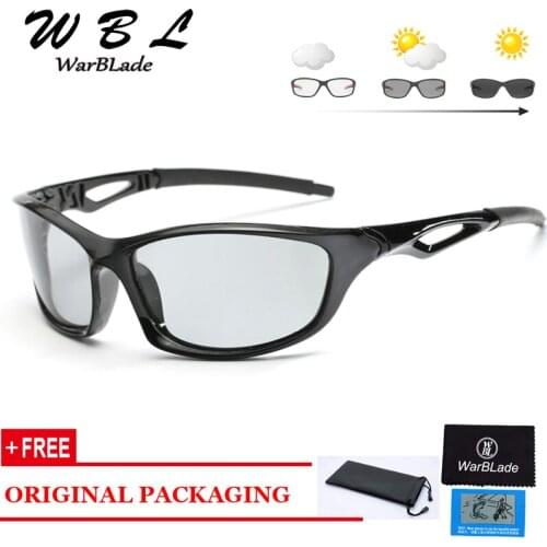 WarBLade High Quality Men Driving Polarized Photochromic Sunglasses male Chameleon Glasses Women Sunglasses Driver Goggles