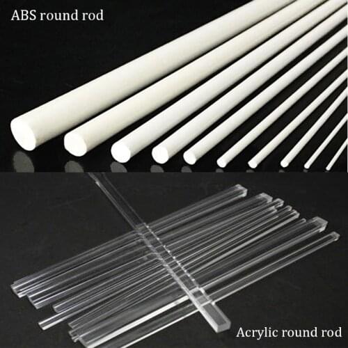 5 x ABS Styrene/Acrylic Strip Tube Stick Angle Model Building Craft Architecural