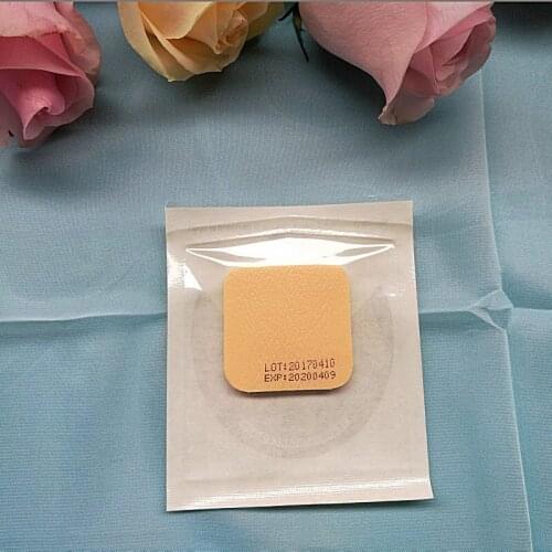 1pcs 5*5CM 5mm pressed edge foam wound applied transparent waterproof self adhesive foam bedsore prevention dressing permeation