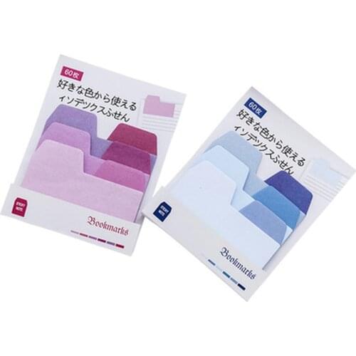 1pcs Index Sticker Memo Pad Cute Stationery Kawaii Stickers Student Planner Stickers Notepad Sticky Notes Kawaii School Supplies