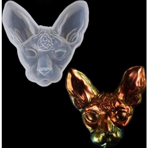 1PC Sphynx Cat Shaped Silicone Molds Jewelry Accessories DIY Mold