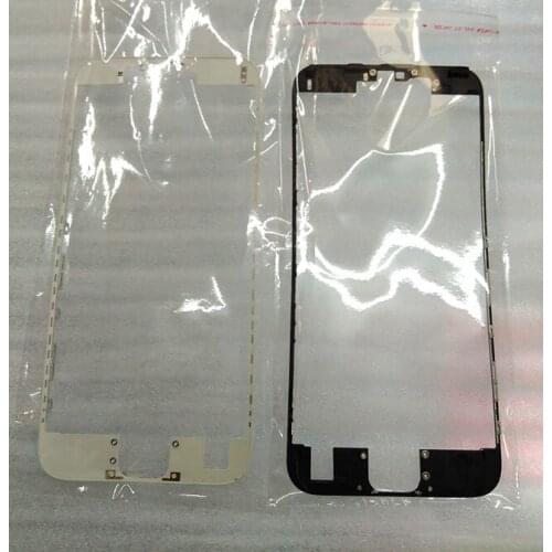 100pcs/lot Front Bezel with hot glue for iPhone 6S 4.7 inch LCD Middle Frame Housing Parts Chrome Screen Holder Free shipping