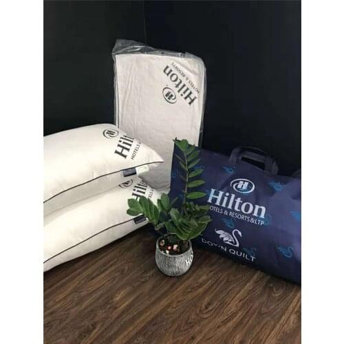 2PCS/Lot New Super soft pillow. Hotel pillows. Household pillows. Solid color pillows.Manufacturer sales.48x74cm