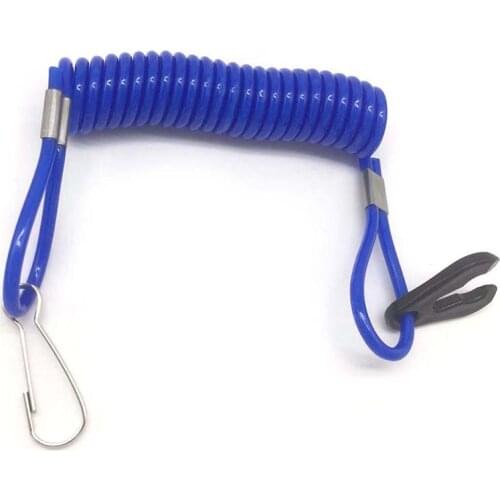 2Pcs Safety Tether Jet Ski Safety Lanyard Tether Cord Boat Outboard Engine Safety Tether Kill Switch
