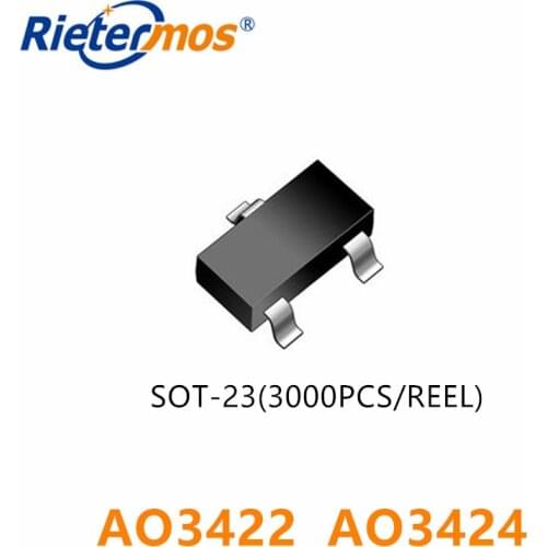 3000PCS N-CHANNEL AO3422 AO3424 SOT23