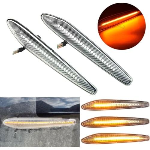 For Alfa Romeo 159 / 159 Sportwagon / Brera / Spider typ 939 LED Dynamic Side Marker Lights Arrow Turn Signal Blinker Lamps