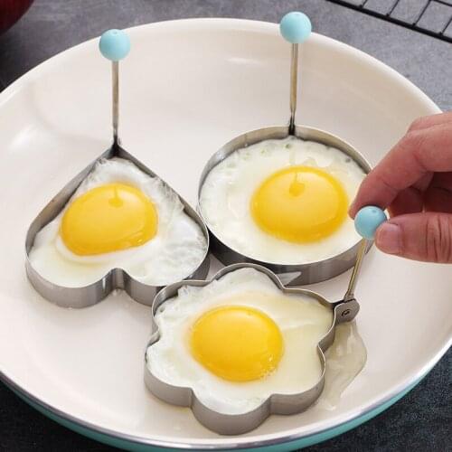 Stainless steel fried egg mold fried egg model creative love lunch Breakfast Poached egg round non-stick fried egg device