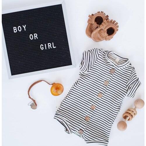 Pudcoco Newborn Baby Boys Girl Clothes Striped Button Romper Solid Cotton Jumpsuit Baby Summer Clothing One-pieces