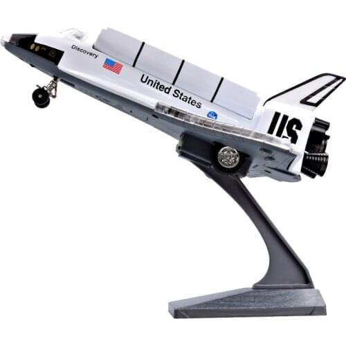 Alloy Diecast Columbia Space Ship Space Shuttle Plane Airbus Pull Back Action Light&Sound Aircraft Model Kids Hobby Toys