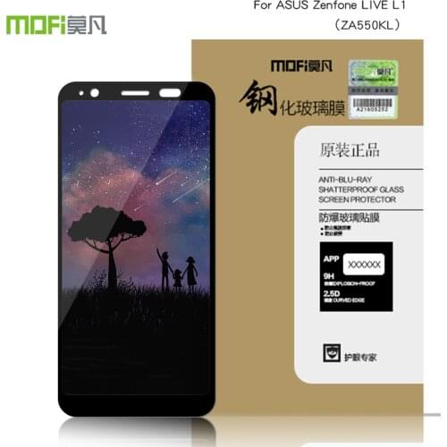 Mofi Original Dedicated camera protective film For ASUS Zenfone Live L1 ZA550KL 5.5" color tempered glass film