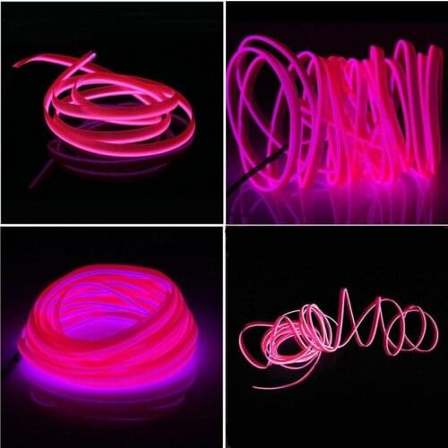 Milky Dia.3mm T-type Invisible Skirt Side Glow Light Fiber Optic Cable w/Skirt Wing Car interior Pickup RGB Lighting Decoration