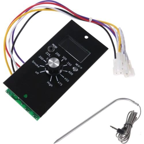Upgrade Digital Thermostat Control Board and Meat Probe Fit for Pit Boss Pellet Grill