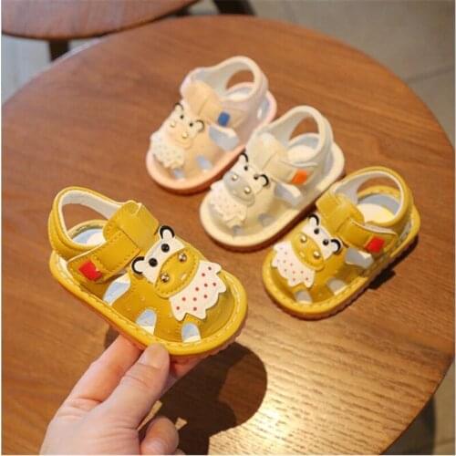 2021 Summer boys and girls sandals Hollow, breathable and comfortable soft-soled shoes newborn toddler shoes size 15-19