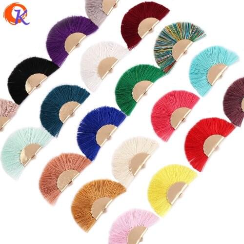 Cordial Design 2Pcs/Bag 4.5CM Fan Tassel/Gold Tassels/Jewelry Accessories/Jewelry Making/Jewelry Findings/Hand Made/Silk Tassels