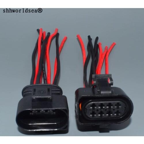 Shhworldsea 8 Pin 3.5mm 3A0 973 834 3A0 973 734 3A0973834 3A0973734 Waterproof Automobile Electrical Connector Sockets For VW