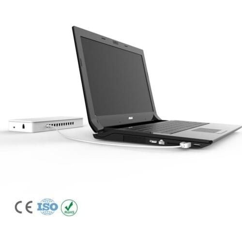 6 Ports Notebook Anti Theft Laptop Security Alarm System