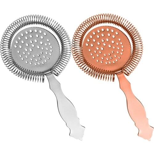 Free Shipping Hawthorne Cocktail Strainer - Stainless Steel Strainer for Professional Bartenders and Mixologists