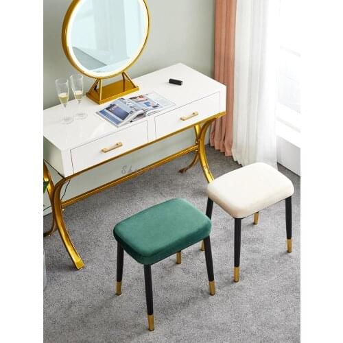 Nordic Light Luxury Dressing Stool Dressing Stool Simple Modern Bedroom Dressing Chair Net Red Dressing Table Stool Shoes Stool