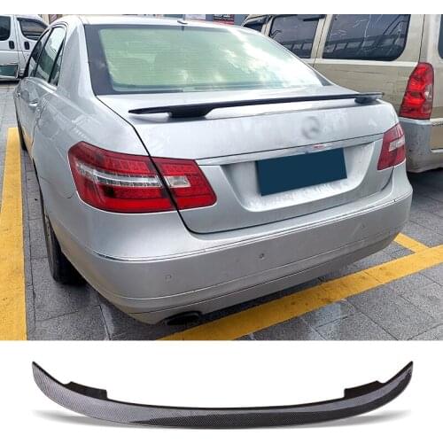Trunk Spoiler Carbon Surface MT Style Car Refit Accessories Rear Wing For Benz W212 E260 E300 E320 2010-2015