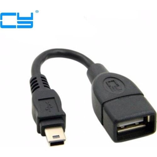 Vention Mini USB 2.0 OTG Cable Mini USB Otg Data Cable Adapter male to female for Tablet PC/MP3/Cellphone /GPS 10cm