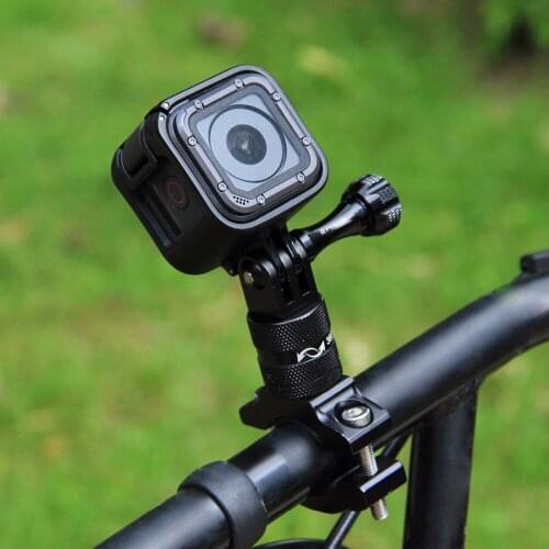 360 Degree Rotation Bicycle Aluminum Handlebar Adapter Mount with Screw for GoPro