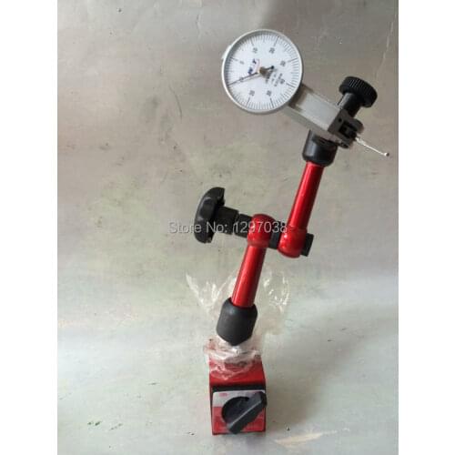 1PCS Universal small Magnetic stand +Good quality lever indicator 0-0.8 mm accuracy 0.01mm