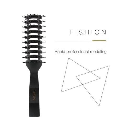 Anti-static High Temperature Resistant Big Back Head Oil Head Shape Rib Comb for Hairdressing and Haircutting Salon Style Comb