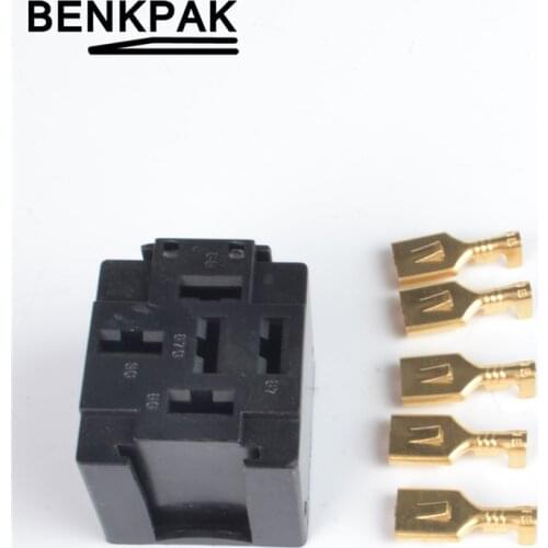 Auto relay socket with 5pcs Terminal