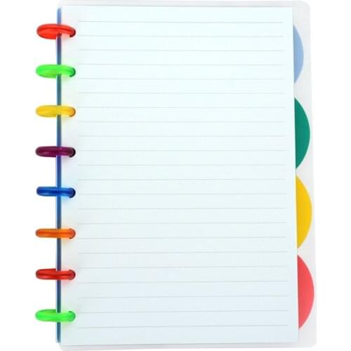 Free shipping New 2020 t puncher notebook disc Mushroom hole planner A4 A5 B5 business journal diary stationery