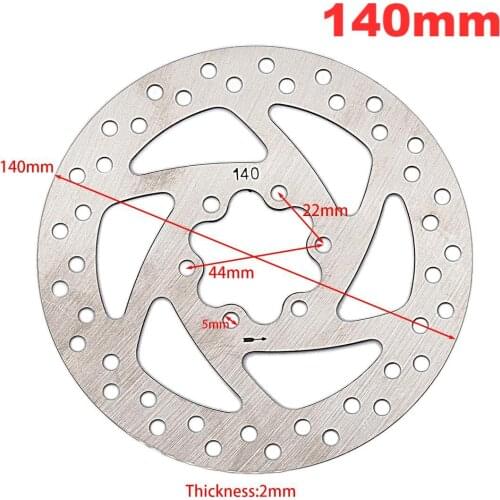 Motorcycle Disc Brake Piece Rotor 140mm For Electric Scooter brake pads