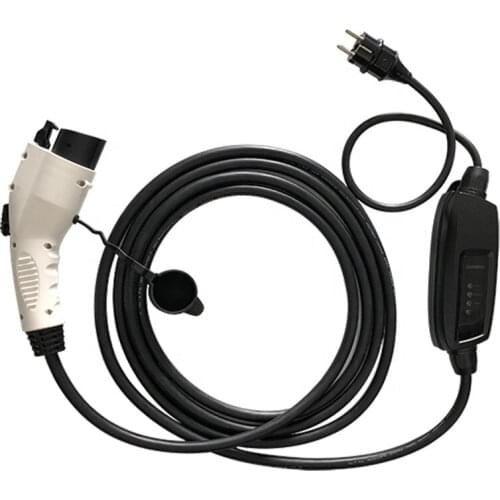 Duosida J1772 Type 1 PORTABLE electric vehicle charger Schuko plug EVSE CHARGER