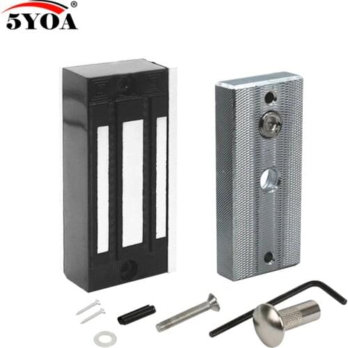 Magnetic Lock 12V Electronic Door Locks Electric Cabinet Electromagnetic Drawer 60kg 100lbs Mini M60 Access Control Security