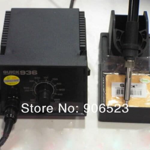 DHL free ship 220V QUICK 936 constant temperature 60W electronic soldering iron SMD soldering station for mobile phone repair