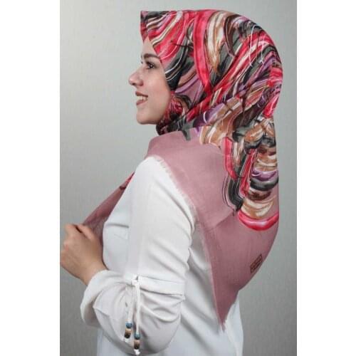 ERİPEK PATTERNED LINEN FLAMLI SCARF-PATTERN-12-RENK-01