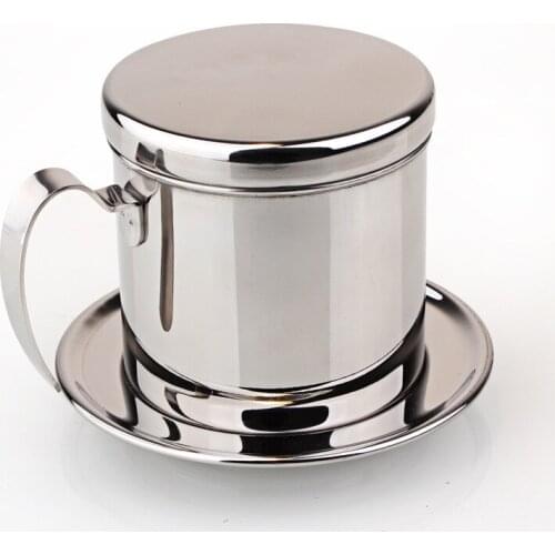 304 stainless steel Vietnam coffee pot, coffee filter pot, drip pot, paper-free coffee pot