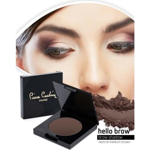 Cosmetic Makeup Beauty Hello Brow Shadow Silky Volume Lasting Eye Warm Medium Brown