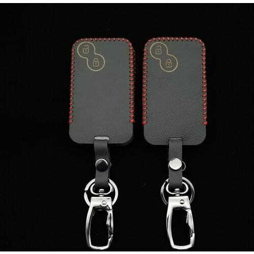 Leather Key Case For Renault Laguna Espace 433mhz Car Smart Key Card Pcf7947 Id46 remote Control Chip Keyless Input Car Cover