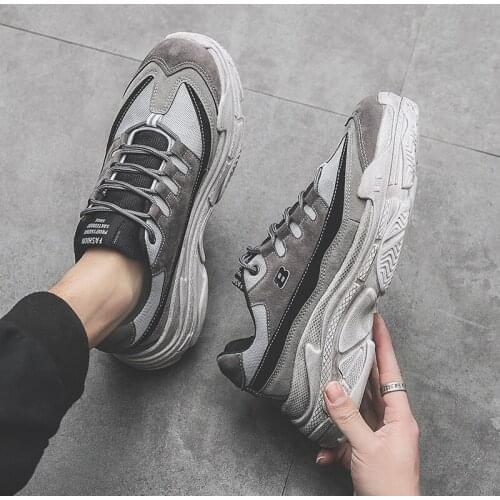 Casual Shoes men Sneakers High Quality City Fashion Shoes 2019 Men Trainers Youth Boys Footwear Chunky Shoes Beautiful A2-20