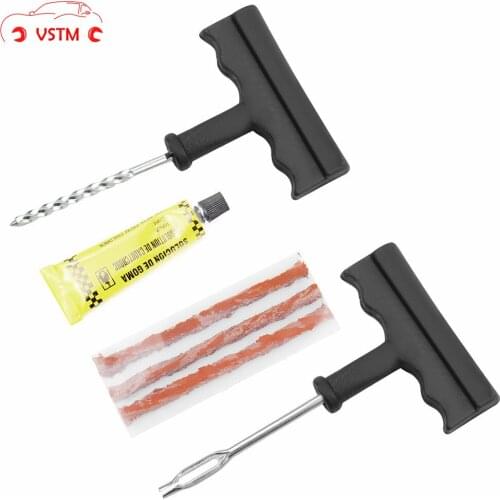 Tyre Repairing Patch Tool Kit Studding Puncture Plug Garage Car Truck Motorcycle Tubeless Wheel Tire Repair Tools