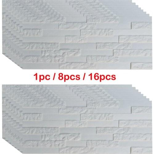 3D Brick Wall Stickers Self Adhesive Foam Wallpaper Panels Living Room Bedroom Decor Home Waterproof Covering TV Background Kids